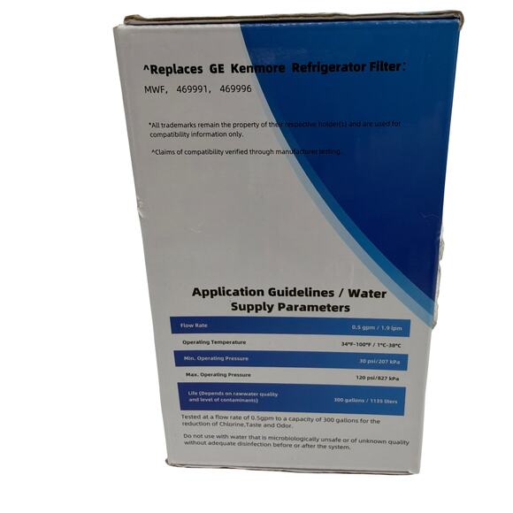 ICEPURE RWF0600A Refrigerator Replacement Water Filter for GE Kenmore SmartWater - Picture 5 of 7